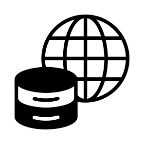 Data, Global, Db, Database, Storage icon