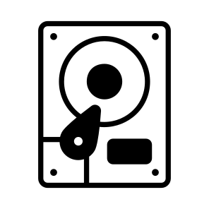 Data, Hard, Drive, Disk, Storage icon