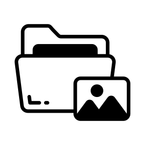 Data, Media, Folder, Archive, Image icon