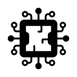 Data, Microprocessor, Chip, Cpu, Processor icon
