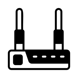 Data, Router, Wifi, Signal, Device icon