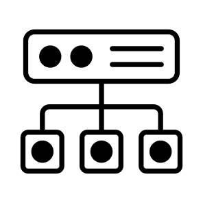 Data, Server, Datacenter Connection, Network icon