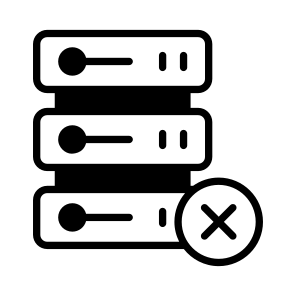 Data, Server, Datacenter, Issue, Error,,, icon
