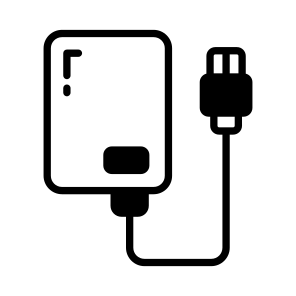 External, Hard, Drive, Usb, Portable icon