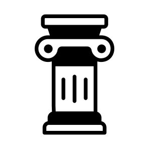Architecture, Column, Pillar, Courtroom, Ancient icon