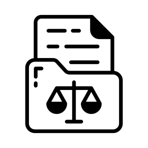 Folder, File, Record, Document, Law icon