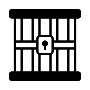 Jail, Prison, Lockup, Punishment, Detention icon