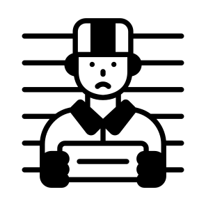 Mugshot, Photo, Police, Arrest, Image icon
