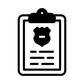 Police, Report, Crime, File, Record icon