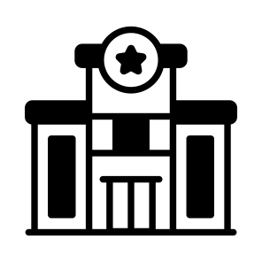 Police, Station, Enforcement, Department, Law icon