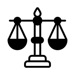 Scale, Balance, Fairness, Rights, Equality icon
