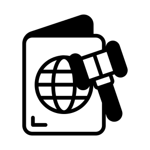 Travel, Law, Visa, Rules, Border icon