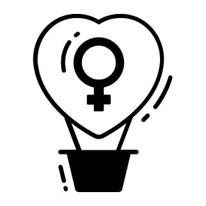 Airship, Flight, Heart, Adventure, Balloon, icon