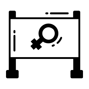 Board, Banner, Label, Protest, Gender, icon