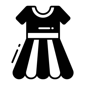 Dress, Frock, Feminine, Fashion, Cloth, icon