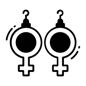 Earrings, Fashion, Jewelry, Gender, Women Day, icon