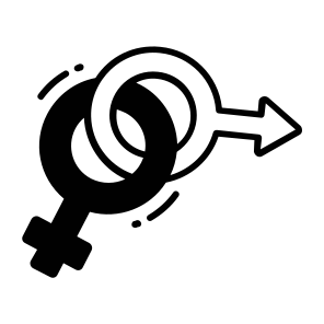 Gender, Male, Female, Relationship, Affection icon