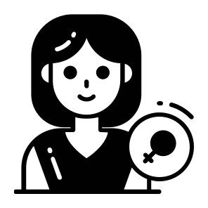 Girl, Female, Gender, Happy, Women Day, icon