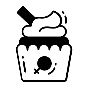Ice Cream, Desert, Sweat, Gender, Women Day, icon