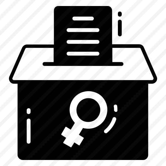 Voting Box, Female, Ballot, Women Day, Vote, preview