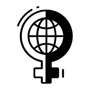 Women Day, Worldwide, Feminine, Gender, Vindication icon