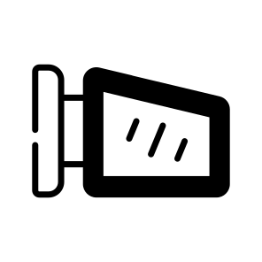 Car, Mirror, Side, Automotive, Spare Part, Automotive, Garage icon