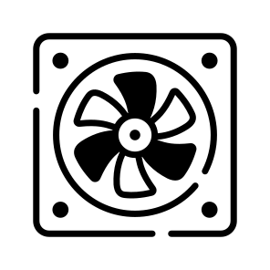 Cooling, Fan, Radiator, Automotive, Mechanic, Vehicle, Spare icon