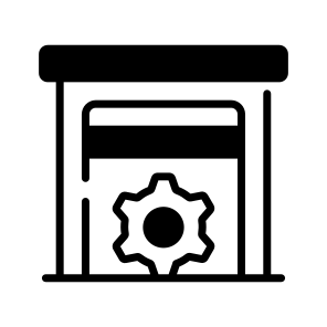 Garage, Car, Maintenance, Workshop, Settings, Mechanic, Building icon