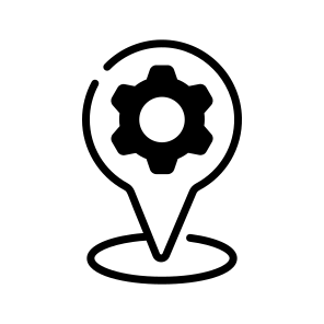 Service, Location, Car, Automobile, Vehicle, Garage, Center icon