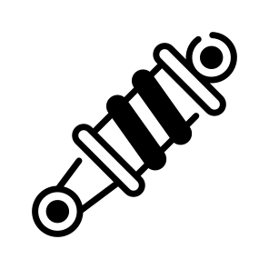 Shock, Absorber, Car, Suspension, Automotive, Vehicle, Parts icon