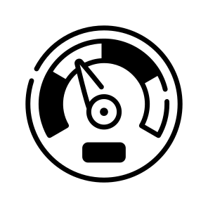 Speedometer, Speed, Progress, Performance, Dashboard, Measurement, Indicator, icon