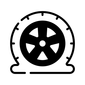 Tire, Tyre, Puncture, Punctured, Deflated, Vehicle, Maintenance icon