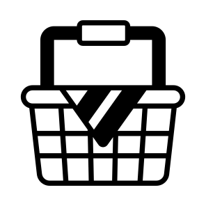 Basket, Carryall, Holdall, Handbasket, Picnic icon