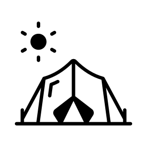 Camp, Tent, Shelter, Canopy, Campsite icon