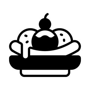 Dessert, Sweet, Cream, Confectionery, Sweetmeat icon