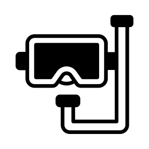 Mask, Snorkelling, Diving, Swimming, Goggles icon