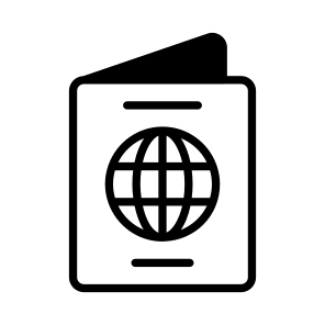 Passport, Visa, Document, Travel, Id icon