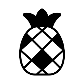 Pineapple, Ananas, Fruit, Food, Tropical icon
