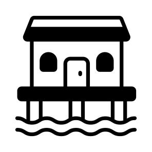 Resort, Residence, Lodge, Cabin, Accommodation icon