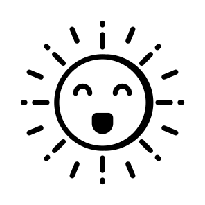 Sun, Sunshine, Sunlight, Solar, Nature icon
