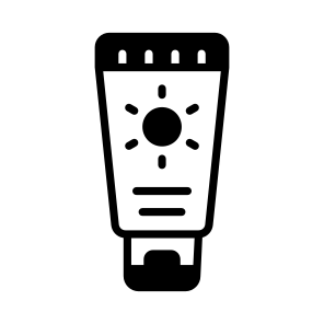 Sunblock, Sunscreen, Lotion, Tube, Skincare icon