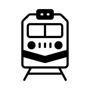 Tram, Train, Locomotive, Railway, Vehicle icon