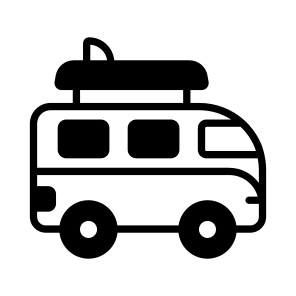 Van, Minivan, Minibus, Travel, Transport icon