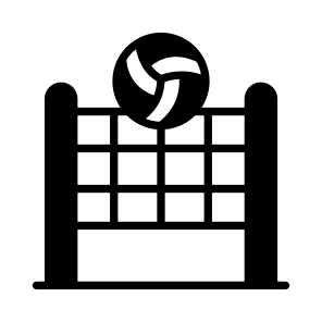 Volleyball, Net, Game, Sport, Recreation icon