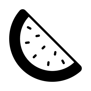 Watermelon, Melon, Fruit, Food, Tropical,, icon