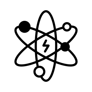 Atomic Energy, Nuclear Energy, Atomic Power, Radioactive Energy, Fission Energy, icon
