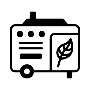 Eco Generator, Inverter, Power Generator, Electric Generator, Diesel Generator, icon