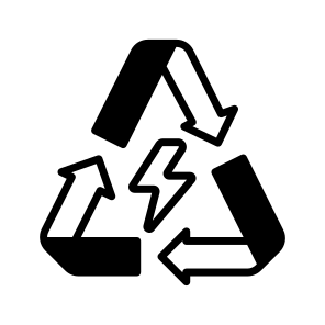 Energy Recycle, Energy Recovery, Power Reuse, Renewable Energy, Sustainable,,,,,,,,, icon