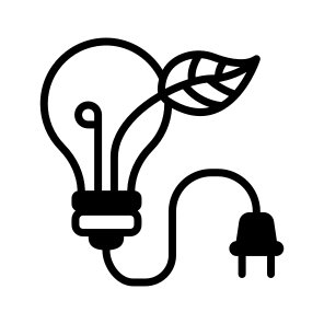 Green Energy, Renewable, Sustainable, Power, Electricity icon