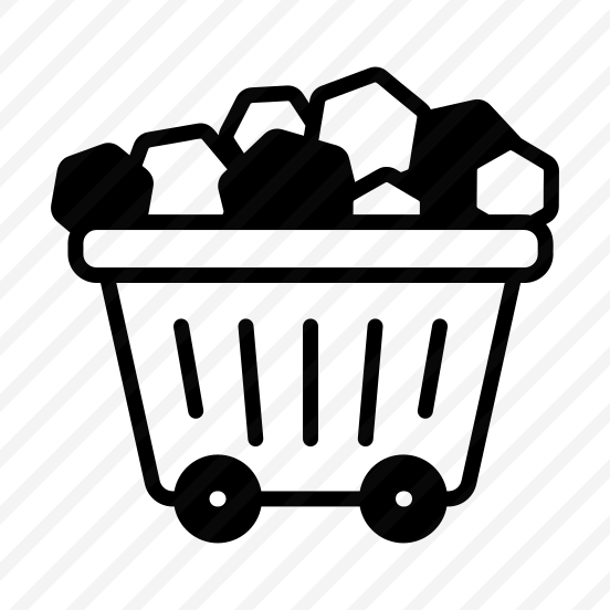 Mine Cart, Coal Cart, Ore Cart, Mine Trolley, Mining Wagon, preview